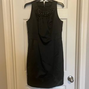 Black Cocktail Dress with Jewels
